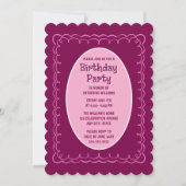 Verjaardagsfeest Uitnodiging Elke Leeftijd Handget (Voorkant)