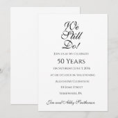 Verjaardagsfeest uitnodigingen voor We Still Do! (Voorkant / Achterkant)