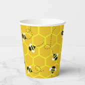 Verjaardagsfeest van Bee Day Kind Papieren Bekers (Links)