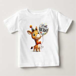 Verjaardagsfeest van de giraffe