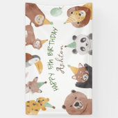 verjaardagsfeest van de partij spandoek (Verticaal)