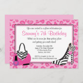 Verjaardagsfeest van Diva Glam Kaart (Voorkant / Achterkant)
