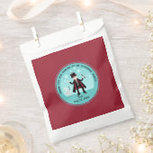 verjaardagsfeest van het kind van Magicië Bedankzakje (Geknipt)