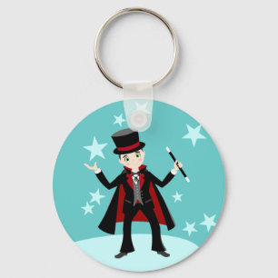 verjaardagsfeest van het kind van Magicië Sleutelhanger