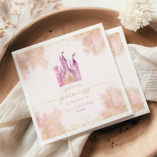 Verjaardagsfeest van het Prinses Koninklijk Kastee Servet