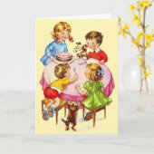  verjaardagsfeest verjaardagsfeest Wenskaart Kaart (Gele Bloem)