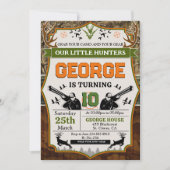Verjaardagsfeest voor Deer Hunter Kaart (Voorkant)