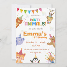 Verjaardagsfeest voor Dieren Eerste Verjaardagsuit