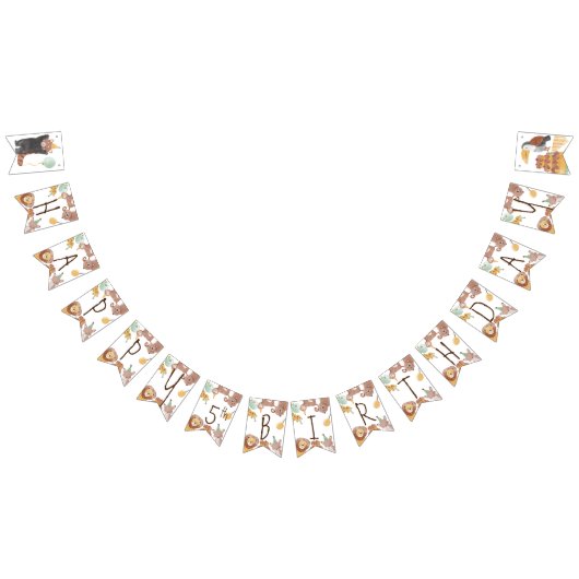 verjaardagsfeest voor dieren vlaggetjes (Alle)