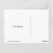 Verjaardagsfeest voor gelukkige gouden retriever h briefkaart (Achterkant)