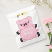 Verjaardagsfeest voor varkens bedankzakje (Gezegeld)