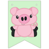 Verjaardagsfeest voor varkens vlaggetjes (Eerste vlag)