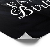 Verjaardagsfeest welkomstbord met foto poster (Hoek)