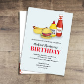 Verjaardagsfeest Zomer BBQ Custom Kaart