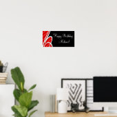 Verjaardagsfeestbanners Posters (Thuiskantoor)