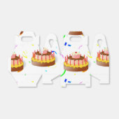 verjaardagsfeestje bedankdoosjes (Uitgevouwen)