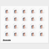 Verjaardagsfeestje Favor Sticker | Aangepast jaarn (Vel)