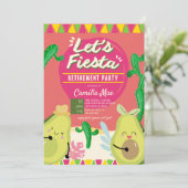 VERJAARDAGSFEESTJE Fiesta Uitnodiging (Staand voorkant)