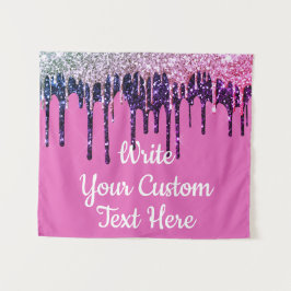 Verjaardagsfeestje Fotocabine Achtergrond Sweet 16 Wandkleed