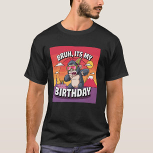 Verjaardagsfeestje Gorilla Verjaardag Decoratie T-shirt