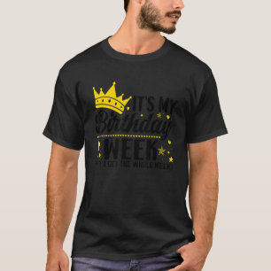 Verjaardagsfeestje Het is mijn Verjaardagsweek Yep T-shirt