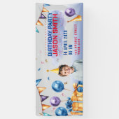 Verjaardagsfeestje Horizontale Banner (Verticaal)