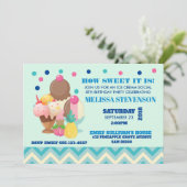 Verjaardagsfeestje Ice Cream Social Kaart (Staand voorkant)