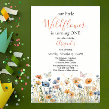 Verjaardagsfeestje Little Wildflower Butterfly Mea