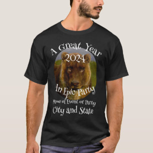 Verjaardagsfeestje meisje jongen 2024 moeder vader t-shirt