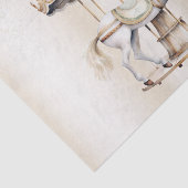 Verjaardagsfeestje Merry Go Round Circus Carnaval  Tissuepapier (Detail)