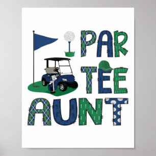Verjaardagsfeestje Oom Golf Liefhebber Verjaardags Poster