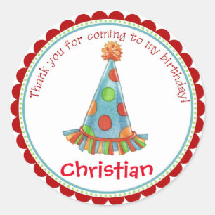  verjaardagsfeestje pet stickers