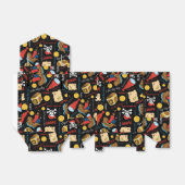 VERJAARDAGSFEESTJE PIRATE BEDANKDOOSJES (Uitgevouwen)