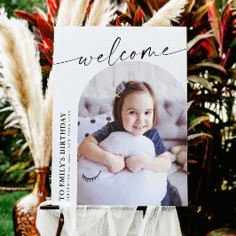 Verjaardagsfeestje teken voor elk evenement poster