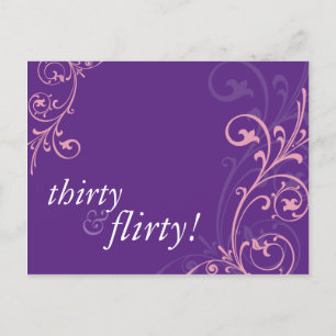 VERJAARDAGSFEESTJE UITNODIGING :: fabulous 2 Briefkaart