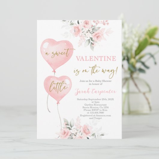 Verjaardagsfeestje uitnodiging voor meisje met Val (Staand voorkant)