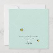 VERJAARDAGSFEESTJE UITNODIGT :: tuinbloemen 2 Kaart (Achterkant)