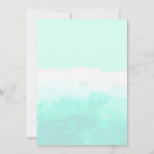 Verjaardagsfeestje van een magisch fee-zeemeermin  kaart (Achterkant)