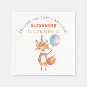 Verjaardagsfeestje van Little Fox Servet