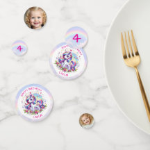 Verjaardagsfeestje van Regenboog Eenhoorn Meisje G