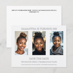 Verjaardagsfeestje verrassingsfeest elke leeftijd  briefkaart