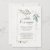 Verjaardagsfeestje verrassingsfeest Watercolor Blo Kaart (Voorkant)