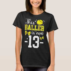 Verjaardagsfeestje voor 13 jaar zachte meisjes der t-shirt