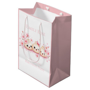 Verjaardagsfeestje voor Cute Dumpling Girl Medium Cadeauzakje