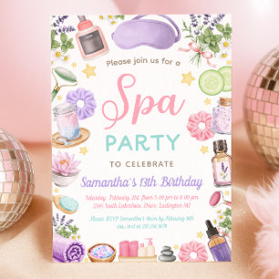 Verjaardagsfeestje voor een leuk Spa verwendagmeis Kaart