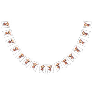 Verjaardagsfeestje voor een zoete giraffe vlaggetjes