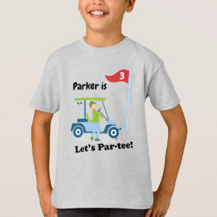 verjaardagsfeestje voor golfsport t-shirt