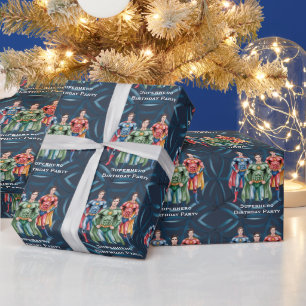 Verjaardagsfeestje voor jongens cadeaupapier