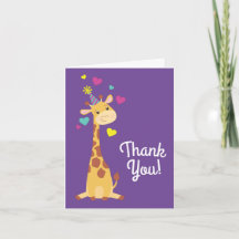 Verjaardagsfeestje voor kinderen met giraffe Cute