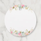 verjaardagsfeestje voor meisjes in de fee bedankjes labels (Achterkant)